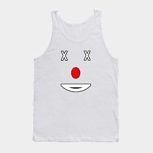 Clownface Emoji Design Tank Top